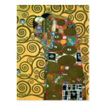 La réalisation (l'étreinte), Klimt, font gagner la Carte Postale