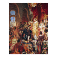 La réception de Christophe Colomb Cartes Postales