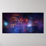 La région Centre de la galaxie de manière laiteuse Affiches