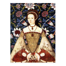 La Reine Catherine Parr - carte postale de portrai