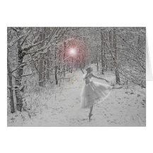 La reine de neige carte de vœux