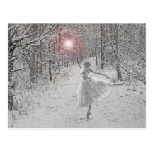 La reine de neige carte postale
