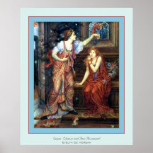 La Reine Eleanor et ~ juste Evelyn De Morgan de Ro Posters
