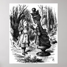 La reine rouge châtie Alice Posters