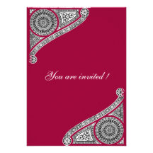 La RENAISSANCE, rouge Cartons D'invitation