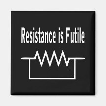 La résistance est futile aimant