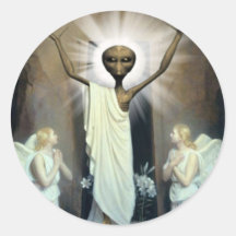 La résurrection de Jésus étranger Adhésif