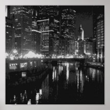 la rivière Chicago Posters