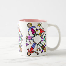 La ronde de l'�cole - mug