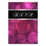 La rose indien bouillonne RSVP Invitations Personnalisées