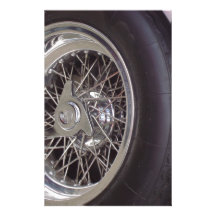 LA ROUE DE CHROME PAPIER À LETTRE CUSTOMISÉ