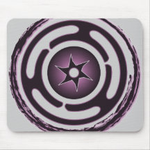 La roue de Hecate Mousepad (pourpre) Tapis De Souris