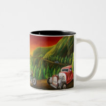 La route tasse à café