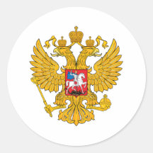 La Russie deux a dirigé Eagle Adhésifs