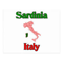 La Sardaigne Italie Carte Postale