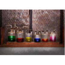 La Science - chimiste - verrerie pour des couples Découpages En Acrylique