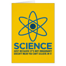 La Science - juste parce que son non imaginaire… Carte De Vœux