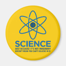La Science - juste parce que son non imaginaire… Magnets Pour Réfrigérateur