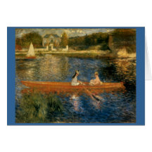 La Seine de Renoir chez Asnières (le skiff) Ca 187 Cartes