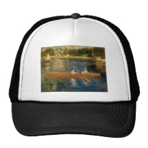 La Seine de Renoir chez Asnières (le skiff) Ca 187 Casquette De Camionneur