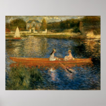 La Seine de Renoir chez Asnières (le skiff) Ca 187 Affiche