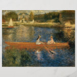 La Seine de Renoir chez Asnières (le skiff) Ca 187 Prospectus Personnalisés