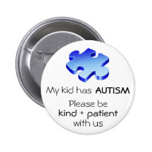 La sensibilisation sur l'autisme "mon enfant Pin a Pin's