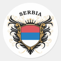 La Serbie Adhésifs
