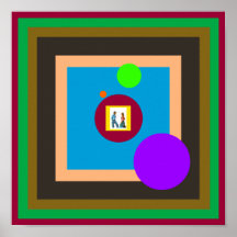 La série Multi-Backgrounds1 d'artiste de MUSÉE Posters