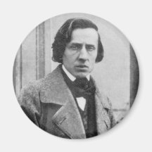 La seule photographie connue de Frederic Chopin Aimant Pour Réfrigérateur