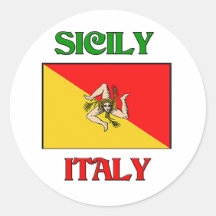 La Sicile Italie Adhésif