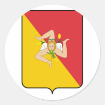La Sicile, Italie Adhésifs