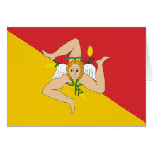 La Sicile, Italie Carte