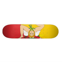 La Sicile, Italie Plateaux De Skateboards