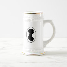 La silhouette de Jane Austen Tasses À Café