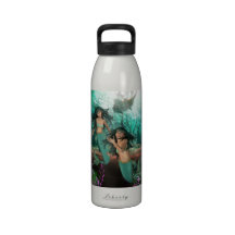 La sirène jumelle la bouteille d'eau