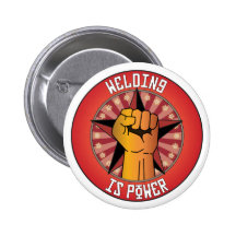 La soudure est puissance badges avec agrafe
