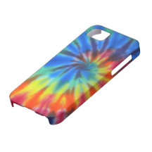 La spirale bleue teignent en nouant l'iPhone 5 de  Coque iPhone 5