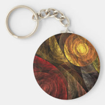 La spirale de l'art abstrait Keychain de la vie Porte-clés