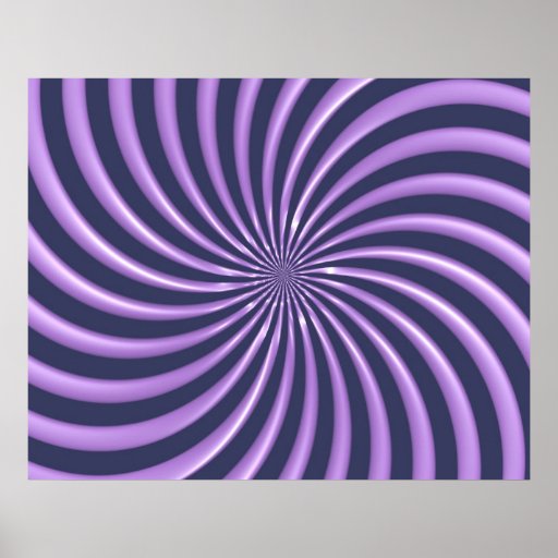 La spirale optique d'art courbe la triangle 06 posters