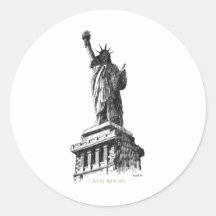 La statue de la liberté adhésifs