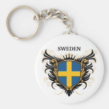 La Suède [personnalisez] Porte-clef