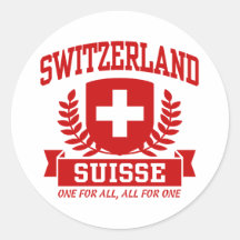 La Suisse Suisse Adhésifs Ronds