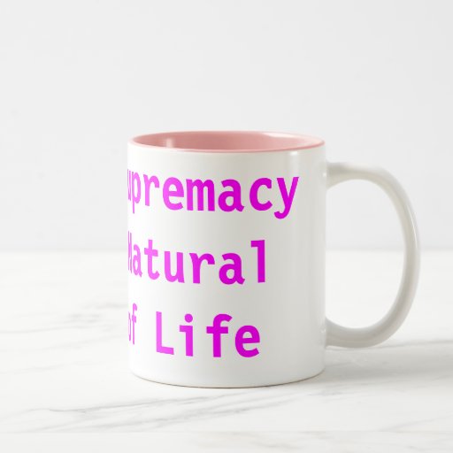 La suprématie femelle est l'ordre naturel de la vi tasse à café