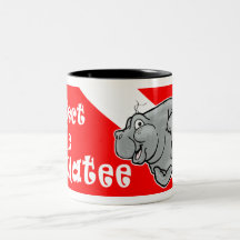 La tasse de café de plongeur de lamantin protègent
