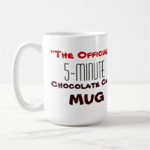 La tasse de gâteau de chocolat de "fonctionnaire" 
