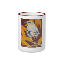 La tasse de l'amant d'oiseau