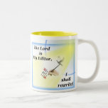 La tasse de l'auteur avec la parodie du psaume 23 tasses