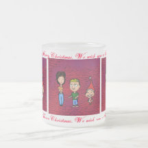 La tasse de Noël de famille de MOO