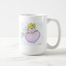 La tasse mignonne d'amour honore n'importe quels c